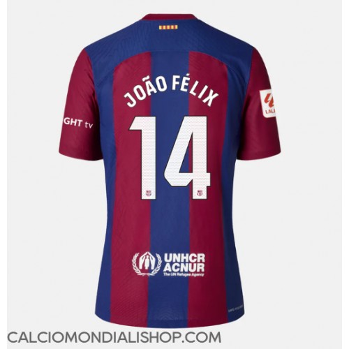 Maglie da calcio Barcelona Joao Felix #14 Prima Maglia Femminile 2023-24 Manica Corta
